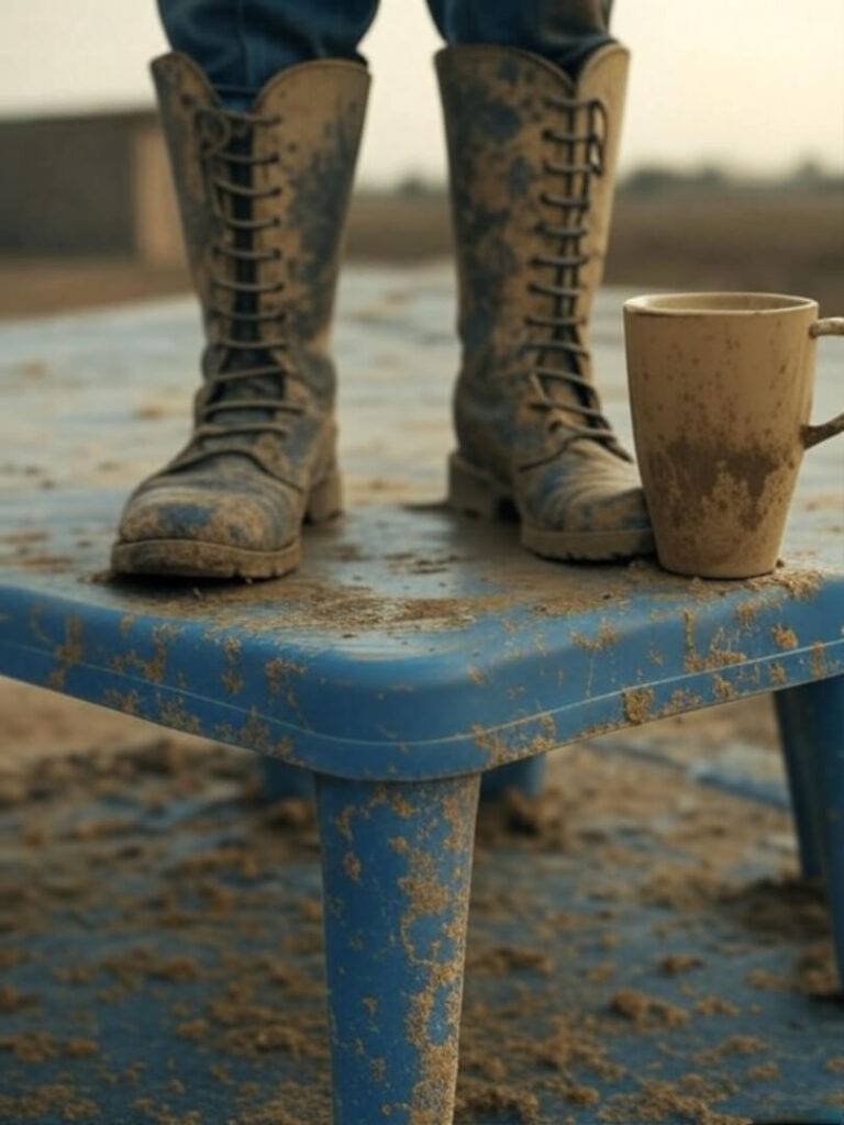 Muddy boots, spilled chai, bittersweet Gujarat ride.