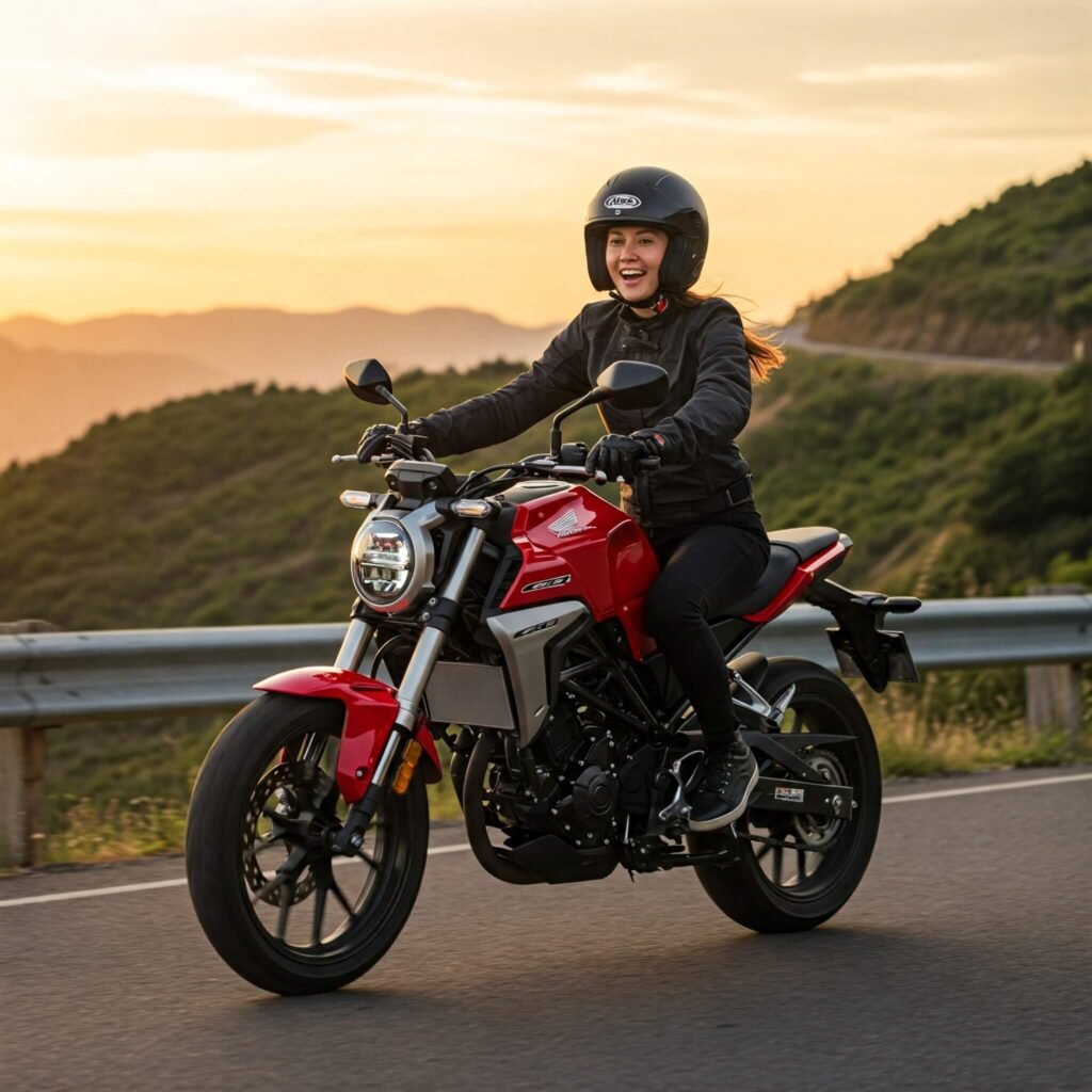 Beginner Rider Honda CB300R