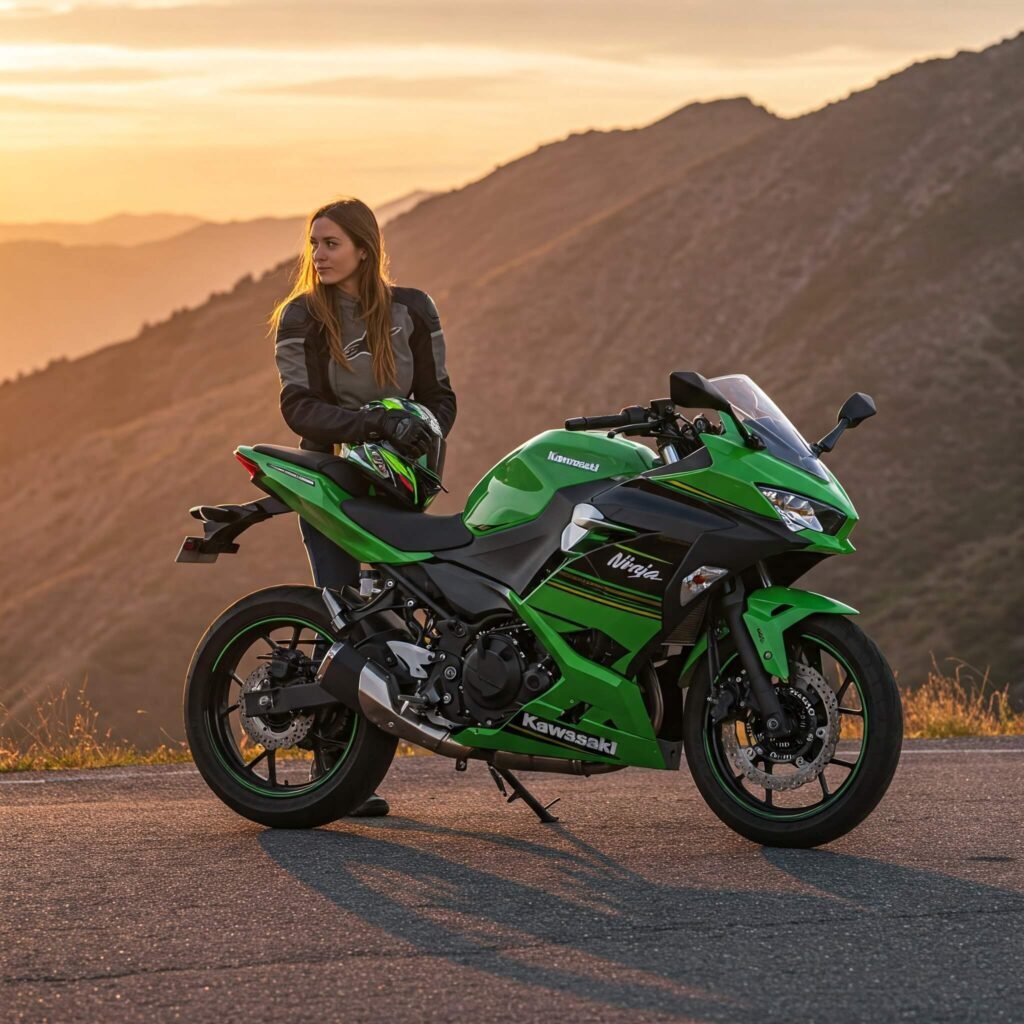 Ninja 400 Mountain Sunset