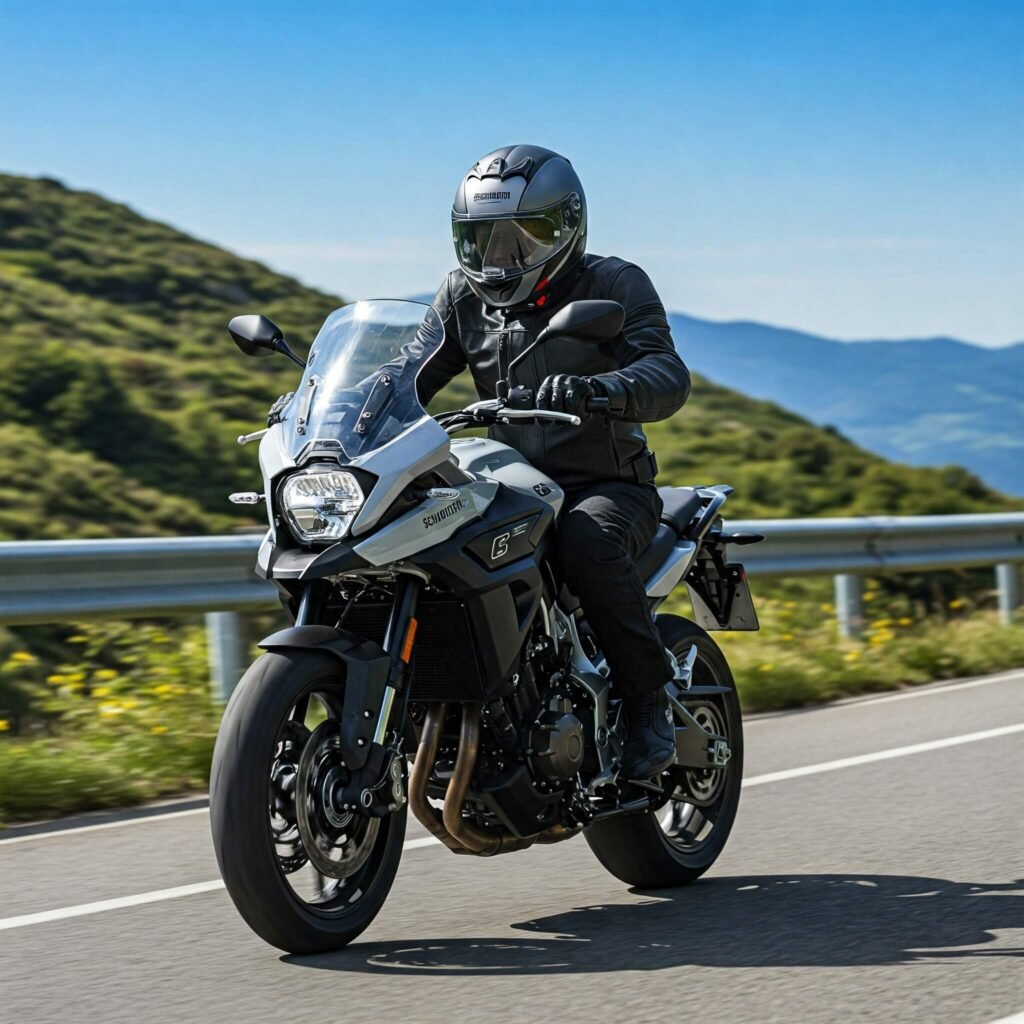 Schuberth C5 on Mountain Road