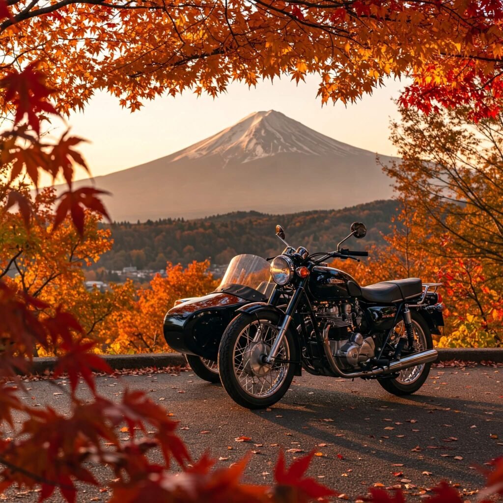 Autumn Parkway Motorcycle