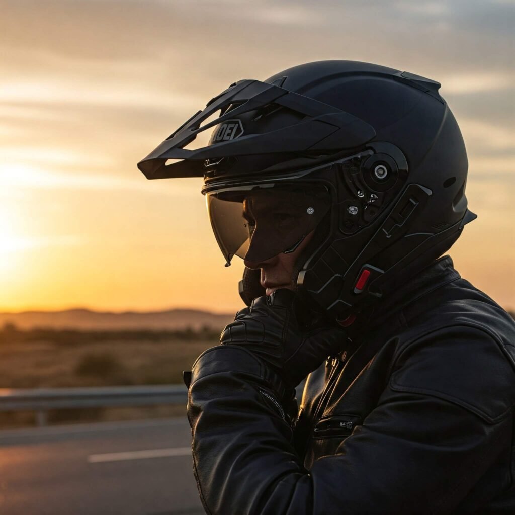 Shoei GT-Air 3 helmet adjustment.